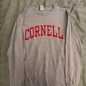 Cornell University Gray Long Sleeve Shirt